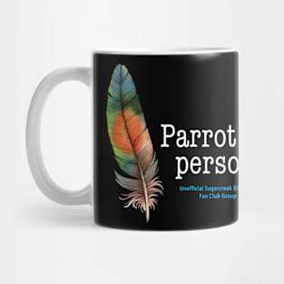 parrot person feather Mug